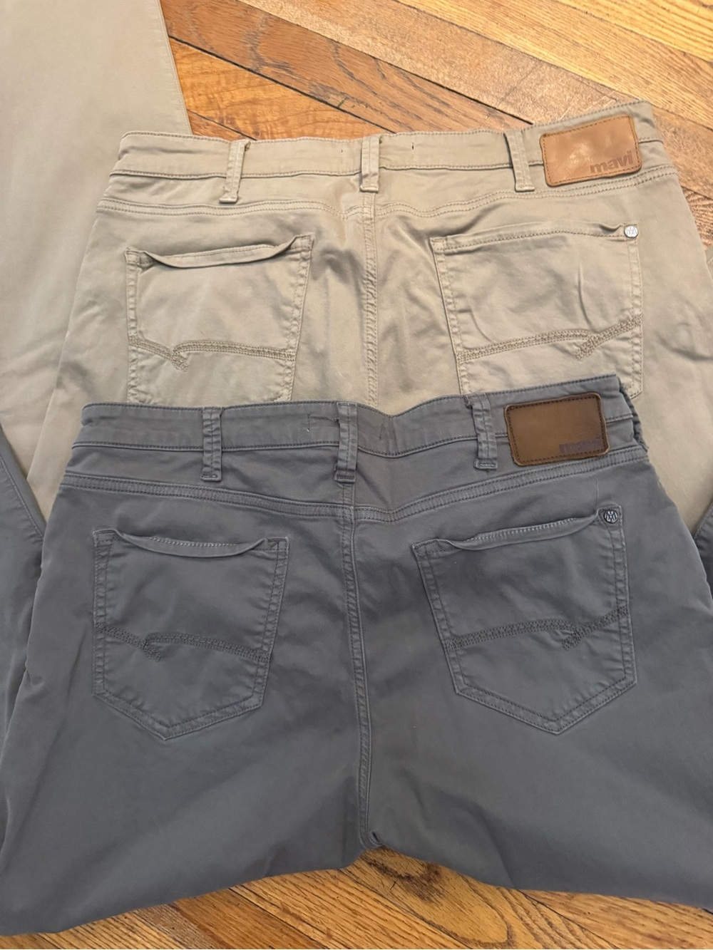 Mavi Men’s Chinos in Light Khaki and Slate